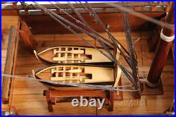 Soleil Royal Tall Ship Wooden Model 28 French Navy Warship Fully Built Boat New