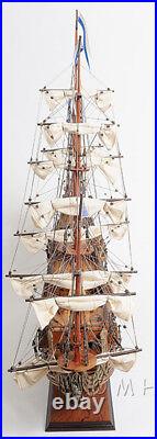 Soleil Royal Tall Ship Wooden Model 28 French Navy Warship Fully Built Boat New