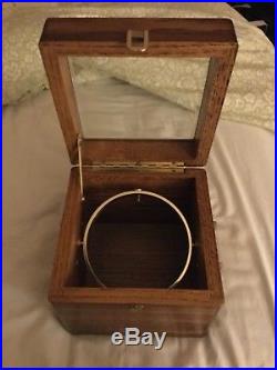 Solid Oak Wooden Box with Gimbal Mount for Ships Chronometer Hamilton Model 21