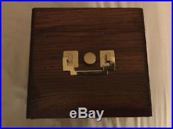 Solid Oak Wooden Box with Gimbal Mount for Ships Chronometer Hamilton Model 21