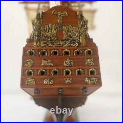 Sovereign of The Seas Wooden Model Ship 1440 24'' Vintage Warship Tall Wood