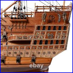 Sovereign of the Seas No Sails Admiral Line Handmade Model Ship Home Decor