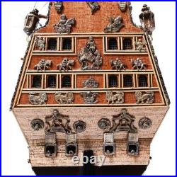 Sovereign of the Seas No Sails Admiral Line Handmade Model Ship Home Decor