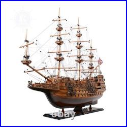Sovereign of the Seas No Sails Admiral Line Handmade Model Ship Home Decor