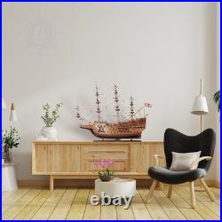 Sovereign of the Seas No Sails Admiral Line Handmade Model Ship Home Decor