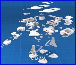 Star Trek Ds9 Uss Defiant 1/350 scale 3d Model Kit Federation Warship