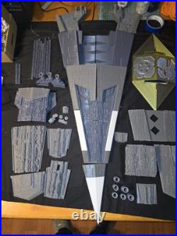 Star Wars Super Star Destroyer 49 W Base + Plaque 1/15000 Custom 3d Model Kit