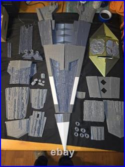 Star Wars Super Star Destroyer 49 W Base + Plaque 1/15000 Custom 3d Model Kit