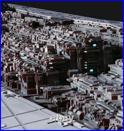 Star Wars Super Star Destroyer 49 W Base + Plaque 1/15000 Custom 3d Model Kit