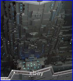 Star Wars Super Star Destroyer 49 W Base + Plaque 1/15000 Custom 3d Model Kit