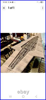 Star Wars Super Star Destroyer 49 W Base + Plaque 1/15000 Custom 3d Model Kit