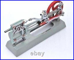Steam Engine Model Working Piston, Slide Valve and Link Motion Section Free ship