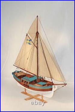 Sweden Yacht Sail Boat Scale 124 21 540 mm Wood Ship Model kit