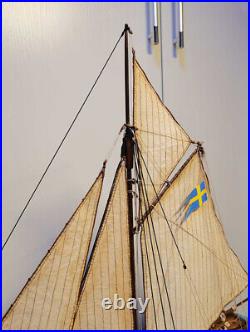 Sweden Yacht Sail Boat Scale 124 21 540 mm Wood Ship Model kit