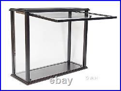 Table Top Display Case 36 Opening Front Wood Medium Tall Ship Sailboat Models