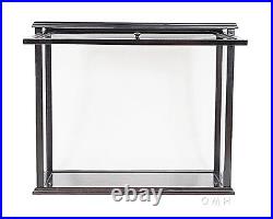 Table Top Display Case 36 Opening Front Wood Medium Tall Ship Sailboat Models