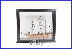 Table Top Display Case Medium Size For Ship Model L 35.4 W 13.5 H 29.5 Inches
