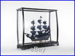 Tabletop DISPLAY CASE 40 For Collectible Tall Ship Models Wood & Plexiglass New