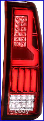 Tail Lights for 1999-2006 Chevy Silverado 99-2003 GMC Sierra 1500 Pair Red LED