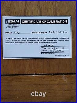 Tegam Impedance Meter Model 252 Wired for 110V. Free Shipping