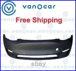 Tesla Model Y Front Gray Fascia Bumper Cover Panel ready for paint 1493736-S0-A