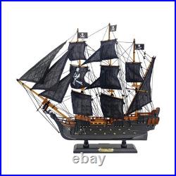 The Black Pearl Wooden Pirate Ship Model 20 Prebuilt Caribbean Nautical Sail