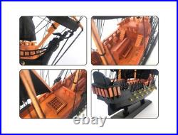The Black Pearl Wooden Pirate Ship Model 20 Prebuilt Caribbean Nautical Sail