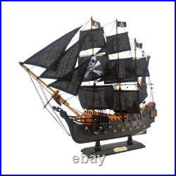 The Black Pearl Wooden Pirate Ship Model 20 Prebuilt Caribbean Nautical Sail