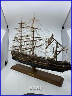 The Cutty Sark 1869 Wooden Tall China Clipper Ship Model 22 Fully Built Used