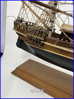 The Cutty Sark 1869 Wooden Tall China Clipper Ship Model 22 Fully Built Used