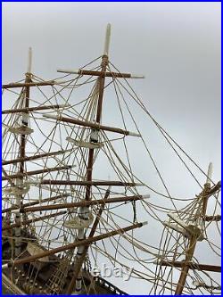 The Cutty Sark 1869 Wooden Tall China Clipper Ship Model 22 Fully Built Used