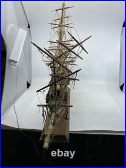 The Cutty Sark 1869 Wooden Tall China Clipper Ship Model 22 Fully Built Used