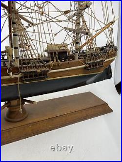 The Cutty Sark 1869 Wooden Tall China Clipper Ship Model 22 Fully Built Used