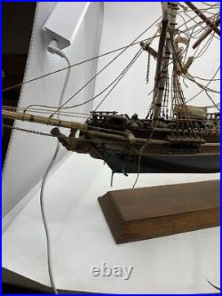 The Cutty Sark 1869 Wooden Tall China Clipper Ship Model 22 Fully Built Used