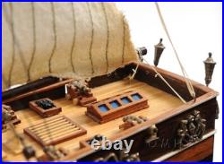 The El Cazador Tall Ship Model Handcrafted Model With Tower & Metal Cannons