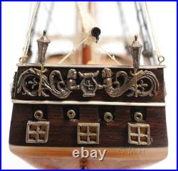 The El Cazador Tall Ship Model Handcrafted Model With Tower & Metal Cannons