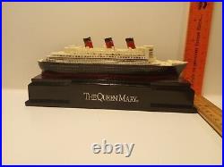 The Queen Mary Model Wood Ship
