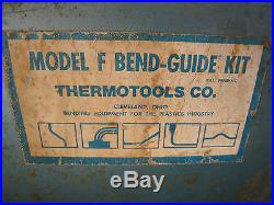 Thermotools Model F Bend-Guide Kit For PVC Pipe Bending FREE SHIPPING