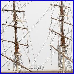 Three Mast Sailboat Model, Denmark circa 1920