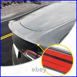 Tiewards For 20-22 Tesla Model Y Glossy Black Rear Trunk Spoiler Wing Lip ABS