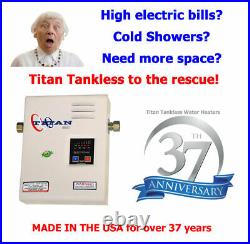 Titan N-120 Tankless Water Heater 2022 SCR-2 Electric model NEW Ships FREE