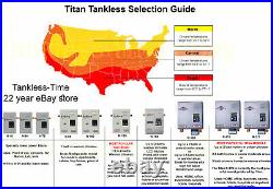 Titan N-120 Tankless Water Heater 2022 SCR-2 Electric model NEW Ships FREE
