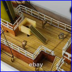 Titanic Painted Ship Model Wooden Handicraft Fully Assembled Home Decoration 23 Titanic Painted Ship Model Wooden Handicraft Fully Assembled Home Decoration 23