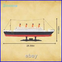 Titanic Ship Building Blocks Model Set For Kids Adult Large Toy 3D 1021 PCS
