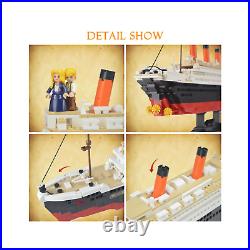 Titanic Ship Building Blocks Model Set For Kids Adult Large Toy 3D 1021 PCS