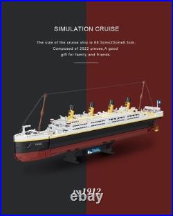 Titanic Ship Model Building Blocks 2022 Pieces Titanic Ship Model Building Blocks 2022 Pieces