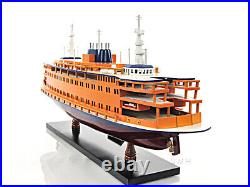 Titanic With Lights Ship Wooden Handmade Craft Model