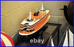 Titanic With Lights Ship Wooden Handmade Craft Model