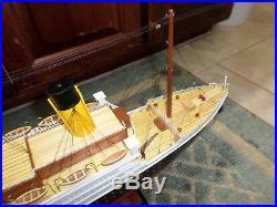 Titanic wooden model cruise ship 40 fully assembly ready for display