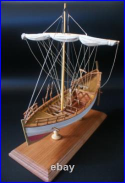 Trade Boat Kyrenia Greek Ancient 148 (13.7'') Wooden Model Ship Ki